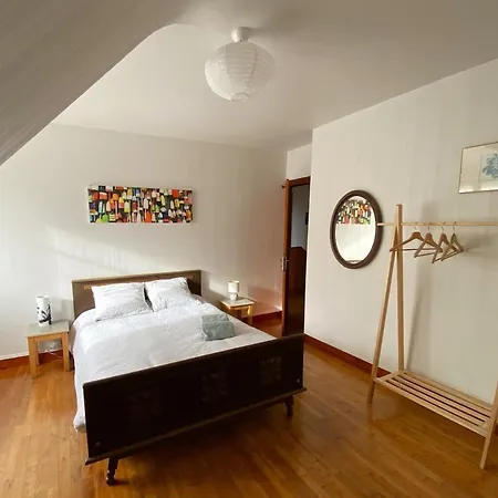 펜션 Maison Confortable 7 Personnes Proche Morgat 크로종
